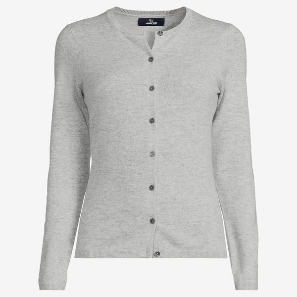 Lands' End Women's Cashmere Cardigan Sweater