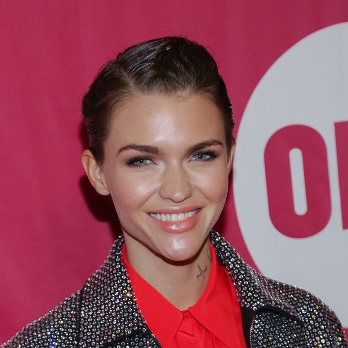 Ruby Rose will take the aisle seat — and the hoodie. Photo: Brent N. Clarke/FilmMagic