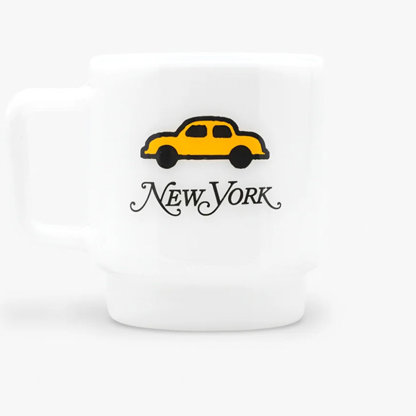 Taza de cristal de leche New York Magazine x Knickerbocker