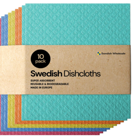 Swedish Dishcloth Cellulose Sponge Cloths