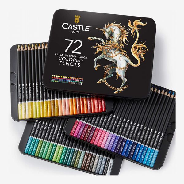 72 Piece Coloured Pencils Set