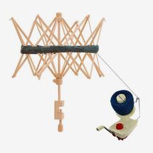 The Woolery Yarn Ball Winder and Swift Combo