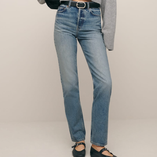 Reformation Cynthia High-Rise Straight Jeans