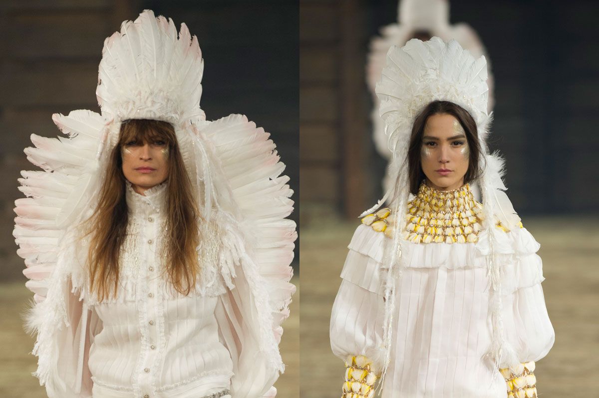 Are People Letting Karl Lagerfeld Off the Hook for His Native American  Headdresses?