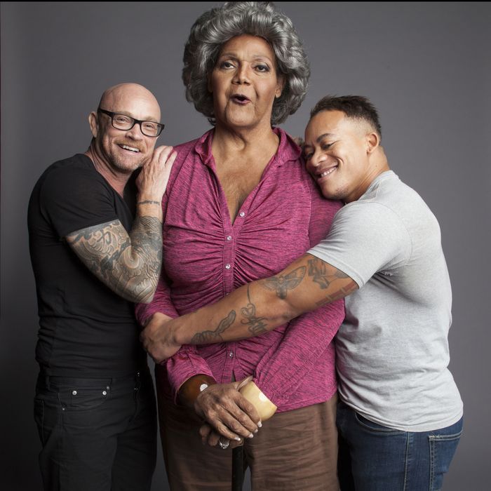 Buck Angel, Major Griffin Gracy, and Shane Ortega in The Trans List. 