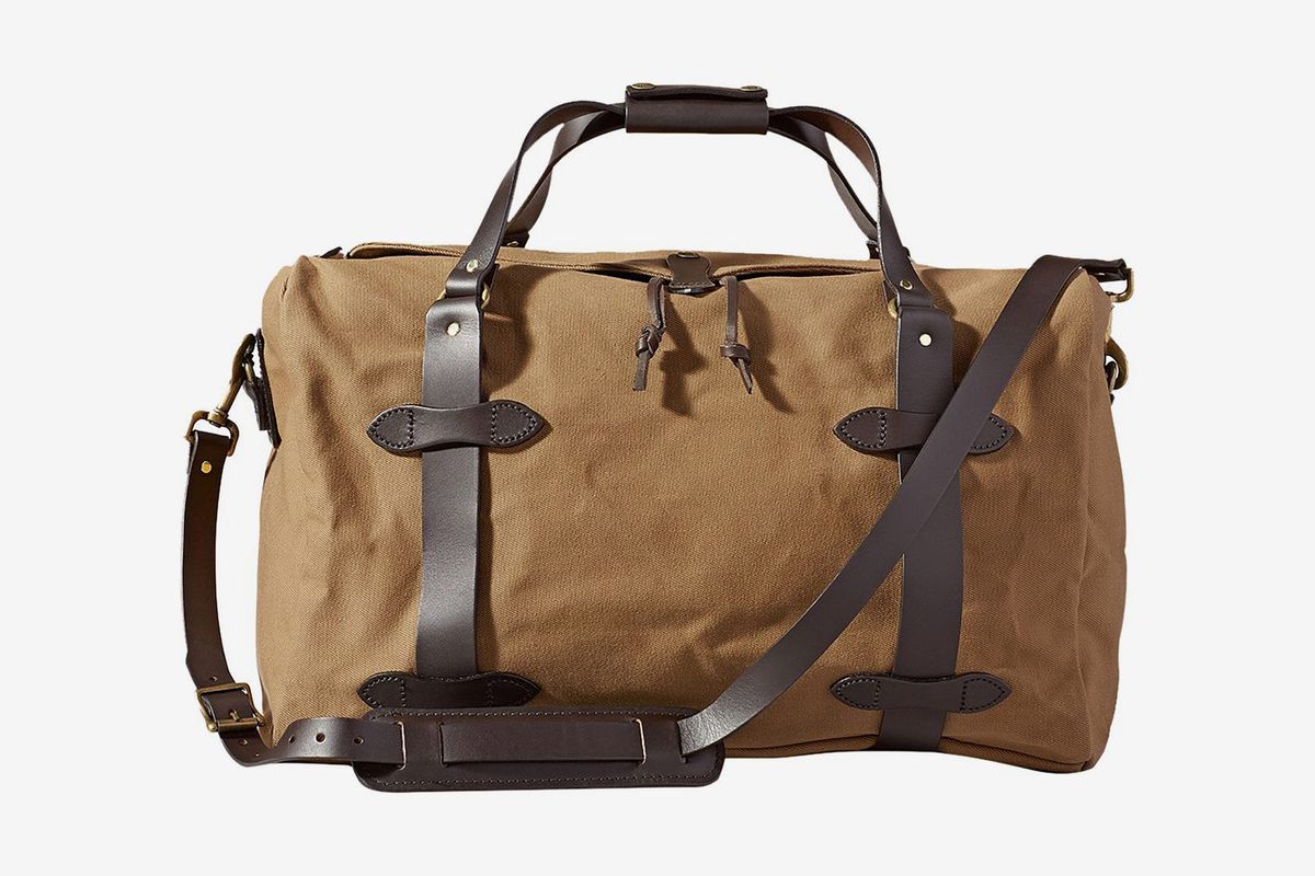 leather duffle bag with laptop compartment