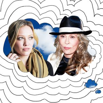 Hilary Duff and Faye Dunaway.