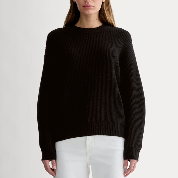 Everlane The Cocoon Crew in Wool Cashmere