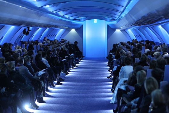 Chanel airlines takes flight at Paris fashion week, Chanel