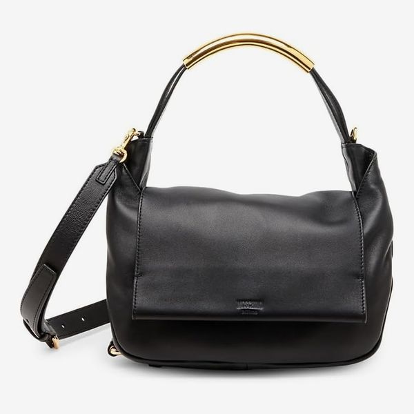 Moschino Handle Me Leather Bag