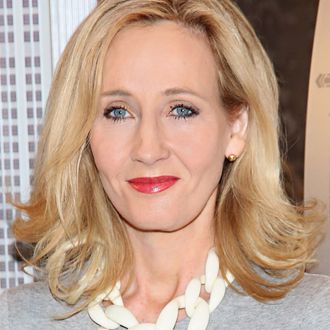 Author J.K. Rowling Visits The Empire State Building