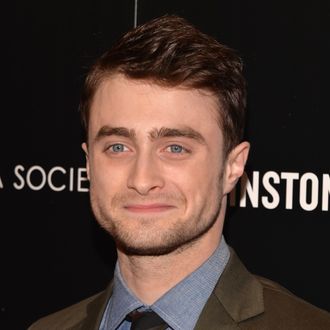 NEW YORK, NY - SEPTEMBER 30: Actor Daniel Radcliffe attends The Cinema Society and Johnston & Murphy screening of Sony Pictures Classics' 