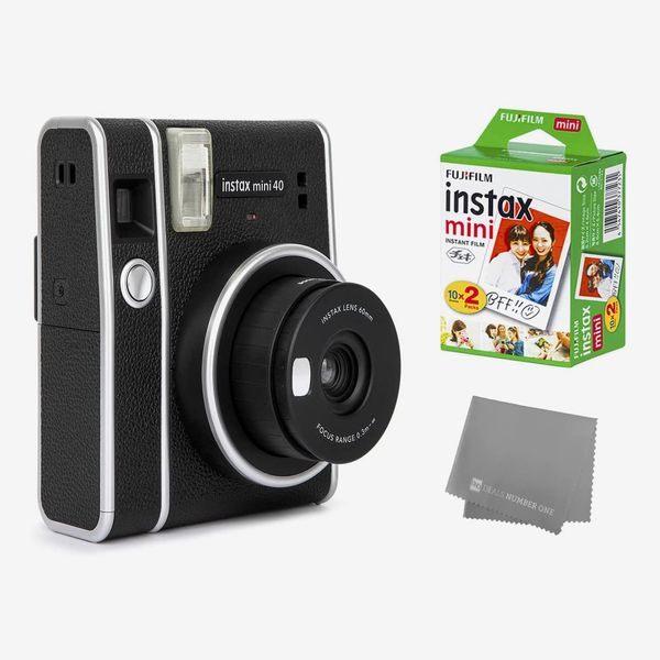 Fujifilm Instax Mini 40 Instant Camera With Fujifilm Instant Mini Film Bundle