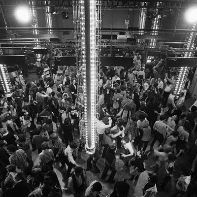 06 Mar 1978 --- Manhattan's reknowned disco and nightclub Studio 54 is located at 254 West 54th Street. --- Image by ? Michael Norcia/Sygma/Corbis