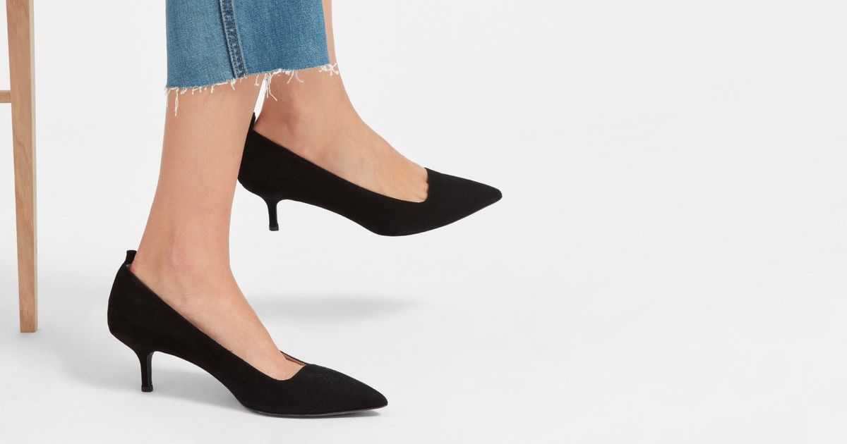 everlane kitten heel