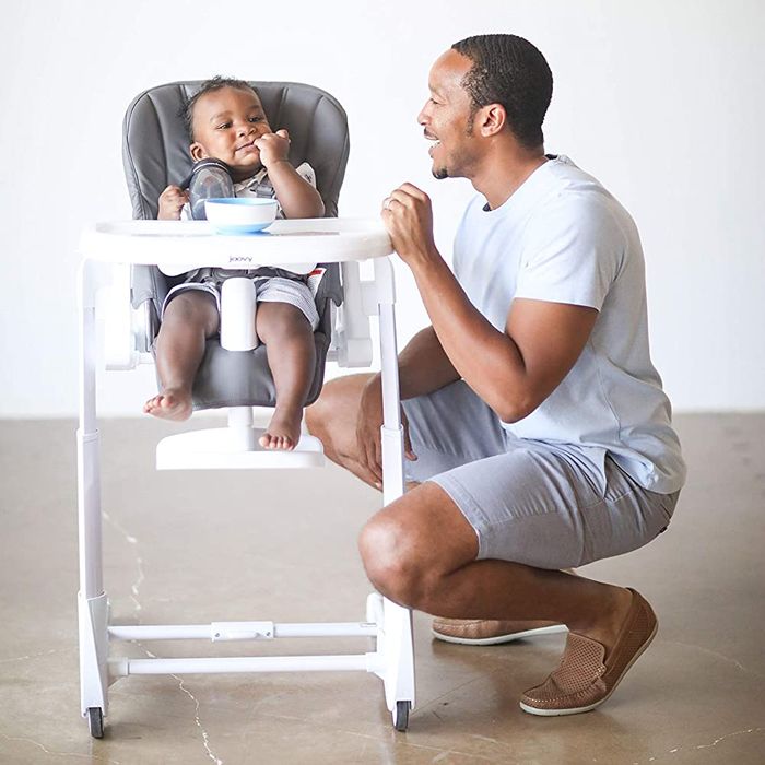 can a 5 month old sit in a high chair