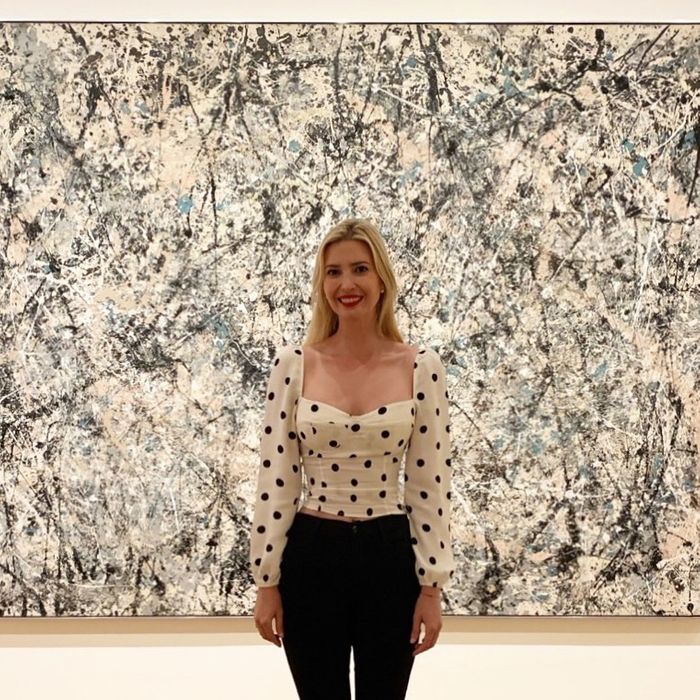 Ivanka Trump Wears Reformation the National Gallery