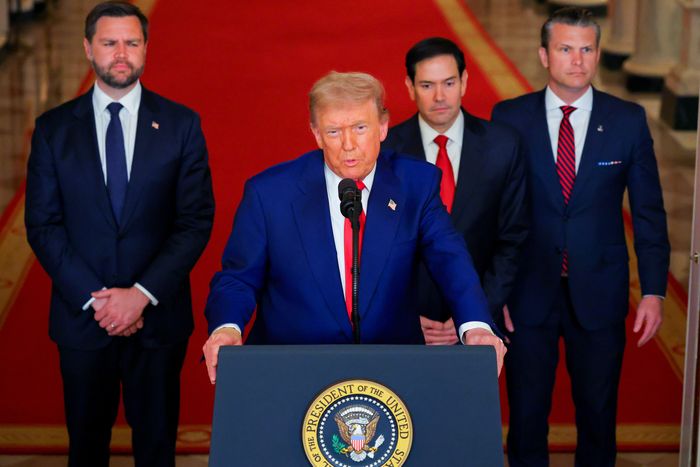 President Trump Delivers Address To Nation On Iran Military Operation