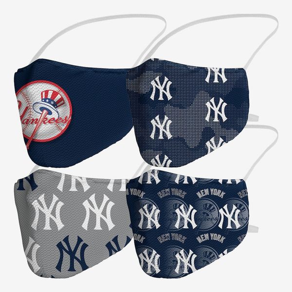 New York Yankees Fanatics Branded Variety Face Covering 4-Pack