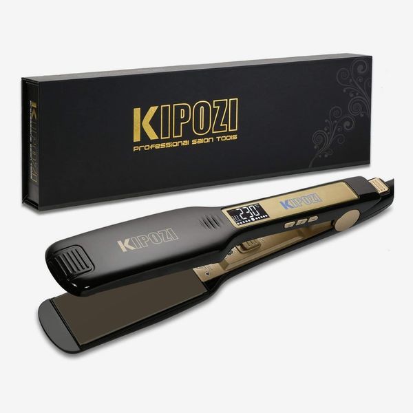 KIPOZI Professional Hair Straighteners for Women 1.75 Inch Wide Plates straighteners Flat Iron with Digital LCD Display for Salon Fast Hair Styler