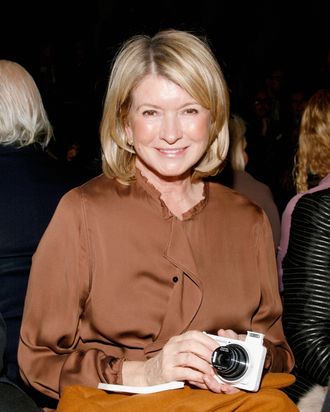 NEW YORK, NY - FEBRUARY 12: Martha Stewart attends the Dennis Basso Fall 2013 fashion show during Mercedes-Benz Fashion Week at The Stage at Lincoln Center on February 12, 2013 in New York City. (Photo by Andy Kropa/Getty Images for Mercedes-Benz Fashion Week)
