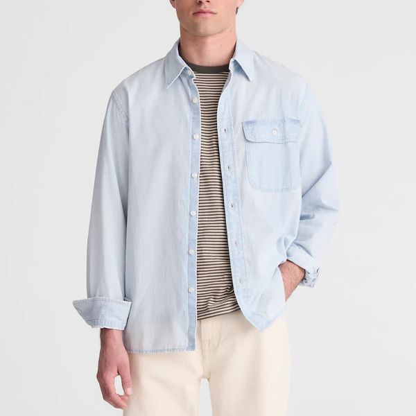 Madewell Men's Work Shirt in Japanese Chambray