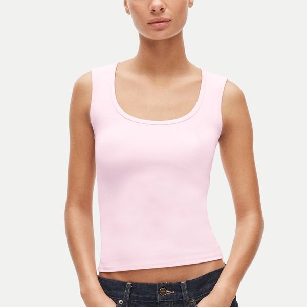 J.Crew Refined Rib Scoopneck Tank Top