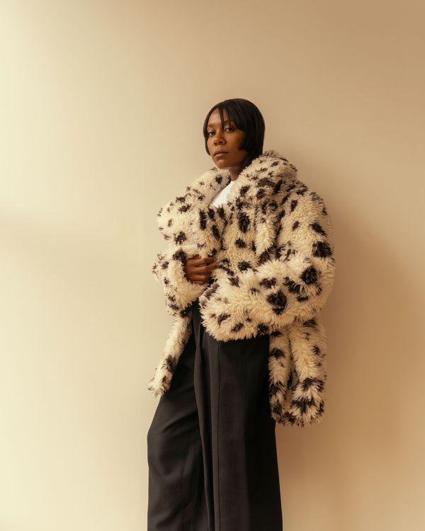 Real faux fur on sale coat