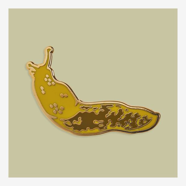 Mustard Beetle Banana Slug Pin