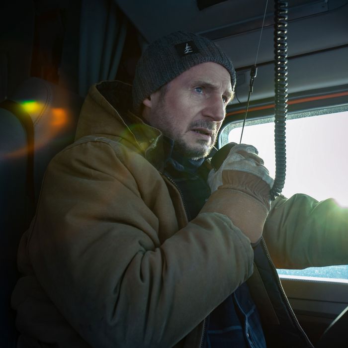 Movie Review Netflix S The Ice Road Starring Liam Neeson