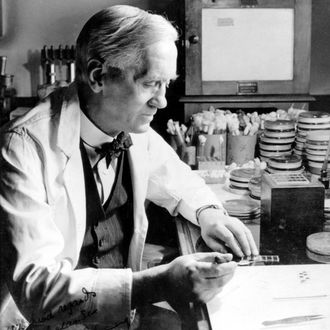 Professor Alexander Fleming, Scottish bacteriologist, c 1930.