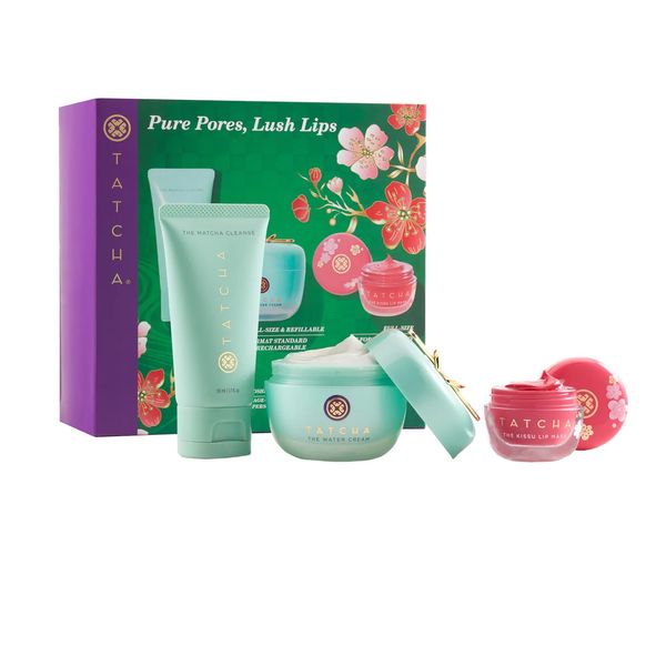 Tatcha Pure Pores, Lush Lips Clarifying Skincare Set