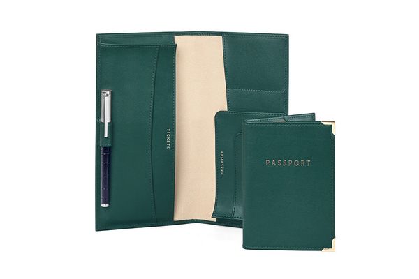 Aspinal of London Lindberg Travel Wallet With Passport Cover