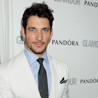 David Gandy arrives at the Glamour Women of the Year Awards in association with Pandora at Berkeley Square Gardens on May 29, 2012 in London, England. 