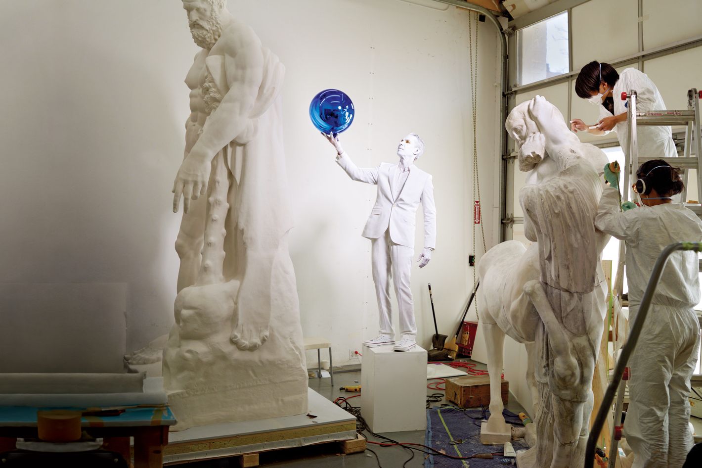 Jeff Koons: Gazing Ball paintings at Gagosian