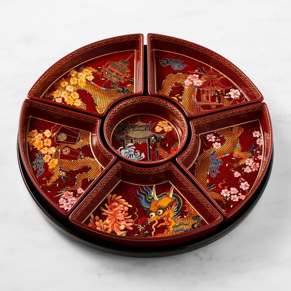 Williams Sonoma Lunar Dragon Lazy Susan