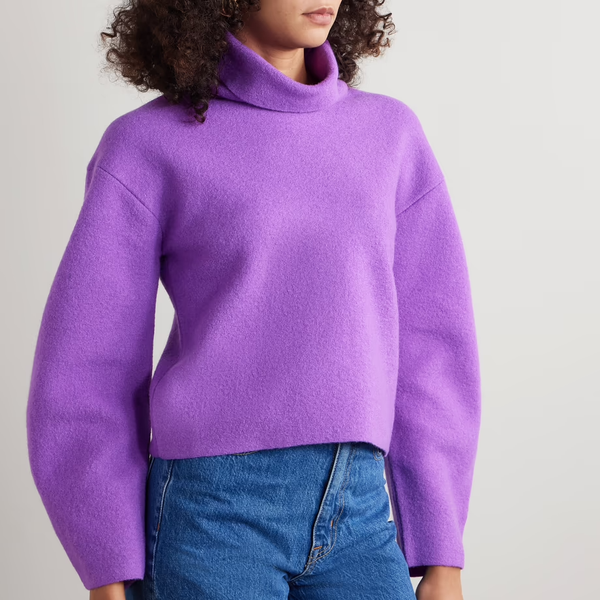 Ulla Johnson Leona Brushed-Wool Turtleneck Sweater