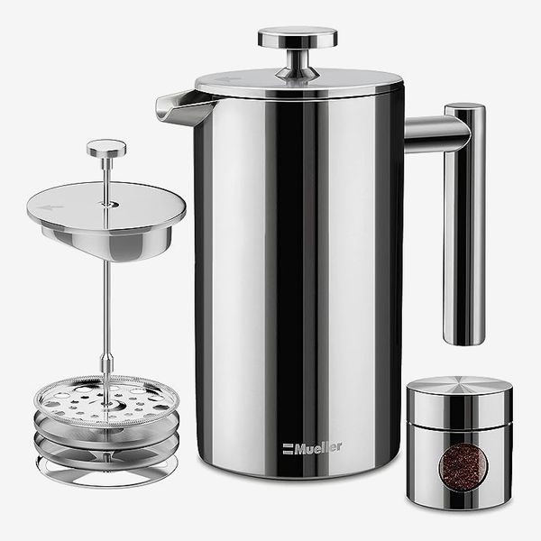 Mueller French Press Double Insulated 310 Stainless Steel