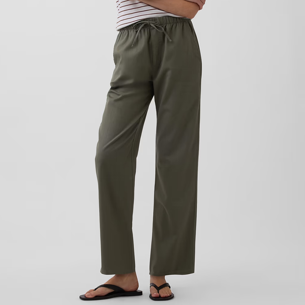 Gap Factory Mid Rise Easy Twill Pants