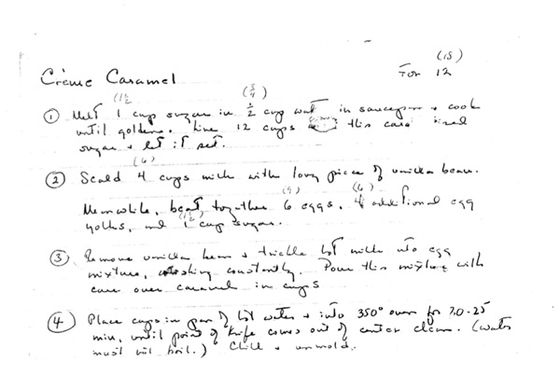 In Didion's own handwriting.