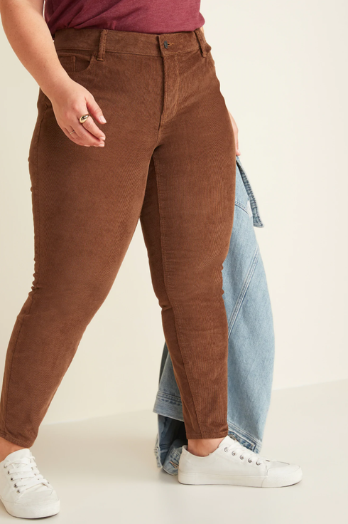 plus size corduroy pants