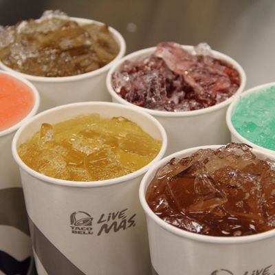 They say that every time a new soda is introduced at Taco Bell, an angel burps.