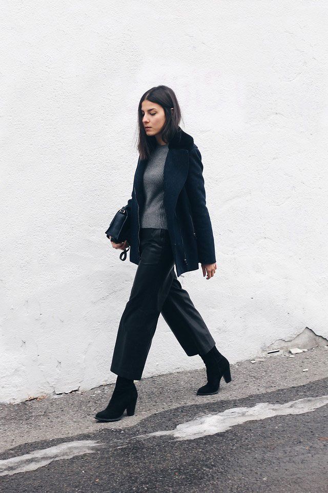 13 Ways Wear Cropped Pants This Winter and Not Freeze
