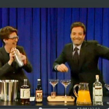 Watch Rachel Maddow Make a ‘Manly’ Cocktail for Jimmy Fallon