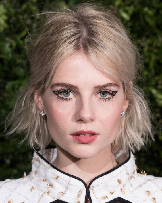 Actress Lucy Boynton Had the Best Red Carpet Beauty Looks