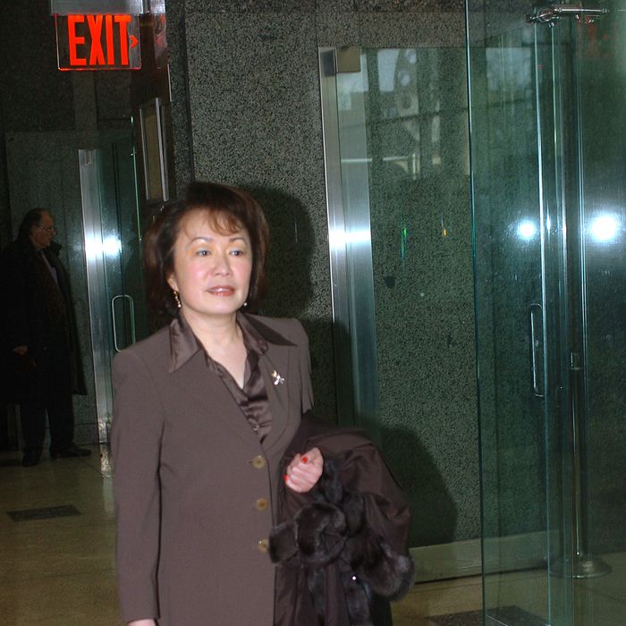 Cecilia Chang, arriving at court she,s charged with stealing millions from St. John's University. (Photo By: Willie Anderson/NY Daily News via Getty Images)
