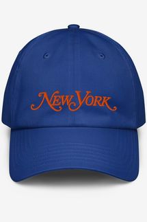 ‘New York’ Magazine Blue and Orange Classic-Logo Hat