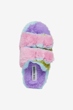 Steve Madden Kids’ Jaround Faux Fur Slide Slipper