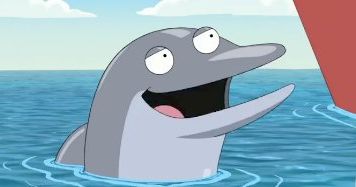 See Ricky Gervais Play a Dolphin on Family Guy
