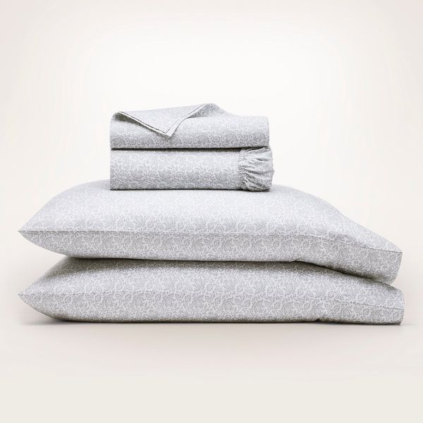 Boll & Branch Signature Hemmed Sheet Set - Shore Cotton Bloom